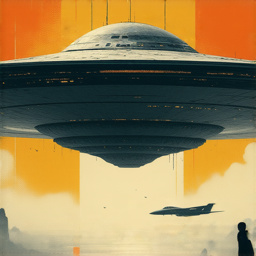 飛碟與飛行器的探索主題圖片，展現外籍老師與學生一對一學習英語，強調學習英語世界的奧秘，激發學生的學習興趣，提升語言能力的視覺感受。