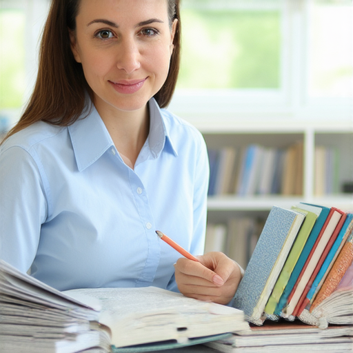 一位外籍老師與學生進行一對一英文教學，學生專注學習，背景展示英語書籍和學習工具，傳遞立即轉變英文能力的形象，快來體驗優質英文教學。