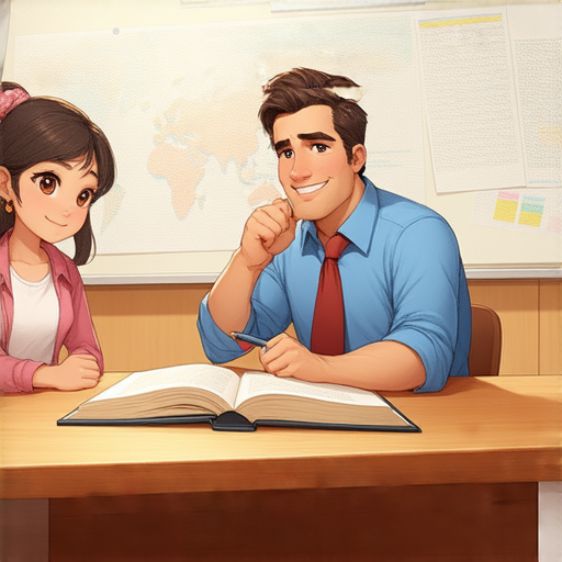 全方位考試準備與檢討的場景，外籍英文老師一對一教學，學生專注學習，提升考試能力，突破範圍，立即體驗英文教學的效果。