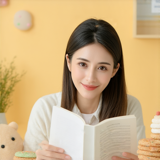 外籍老師一對一教學，學生與老師互動學習英文，背景有餅乾和可愛的寵物，呈現輕鬆愉快的學習氛圍，幫助學生輕鬆掌握英文。