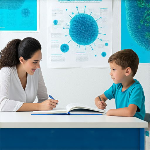 揭開細胞的奧秘的課程宣傳，外籍英文老師與學生一對一互動，專注於細胞學習，提升學生英語能力和科學知識，加強學習體驗，適合對細胞生物學感興趣的學習者。