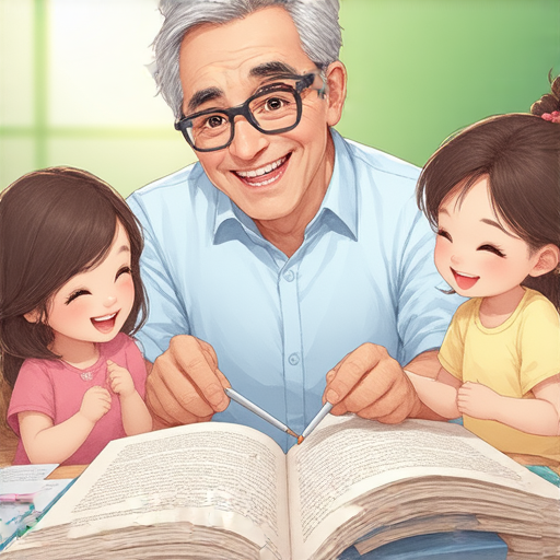 外籍英文老師一對一教學場景，學生正享受與老師互動的樂趣，展現學習英語的熱情，提升語言能力，體驗全新英語學習方式。