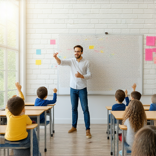 破解白蟻之謎的圖片，展示外籍英文老師教學的情景，邀請學生立刻預約，輕鬆提升語言能力，讓學習英語變得有趣且有效。