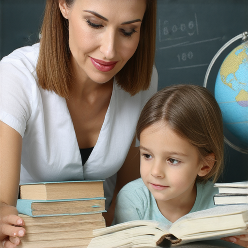 外籍老師一對一教學情境，學生與老師互動學習，彰顯神聖英文學習秘密，提升語言能力，探索英文世界，展現專業學習氛圍。