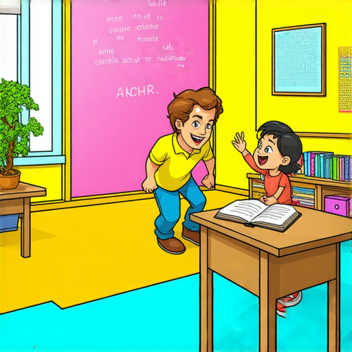 陶傑的幽默英語課程圖片，展示外籍老師與學生一對一互動，課堂充滿活力。學習英語時，體驗輕鬆有趣的教學方式，提升語言能力。