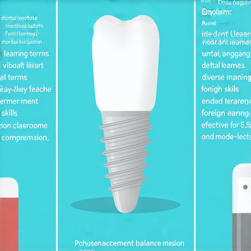 揭秘植牙英語，展示學習關鍵術語的圖像，讓學員與外籍老師一對一互動，提高口說能力，體驗有效的英語學習方法。