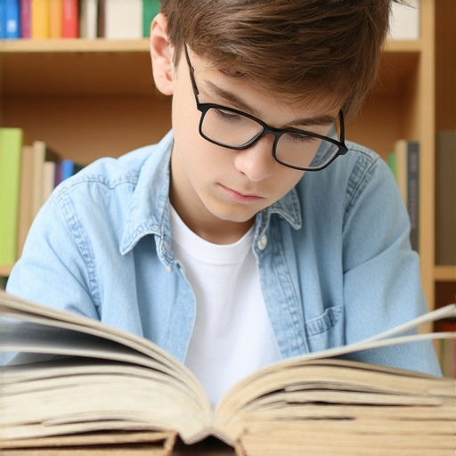 與外籍英文老師一對一學習的學生，專注於提升英語能力，展現互動學習的場景，背景包含書籍與學習工具，探索更多學習機會，立即改善您的英語水平。