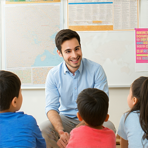 從酸酸體驗學習英文的活動圖片，外籍老師與學員互動，環境輕鬆有趣，強調立即預約外籍老師，提升語言學習效果，讓學習變得更有趣。