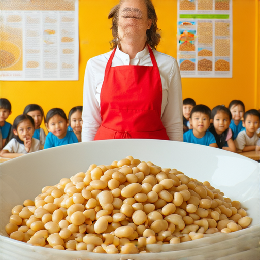 揭開白腎豆的祕密，外籍英文老師在課堂上介紹白腎豆的營養價值與烹飪方法，讓學生們學習新知，體驗不同的文化與美食。