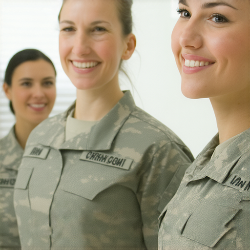 軍人學習英語的場景，外籍老師進行一對一教學，強調流利英文的提升，展現互動交流的專注氛圍。立即體驗專業指導，開啟學習之旅。