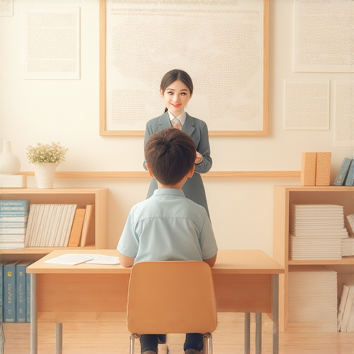 專業外籍老師一對一教學場景，學生專心聆聽，互動學習，提升流利英文表達，背景為溫馨教室環境，顯示學習英文的專業氛圍與個性化輔導。