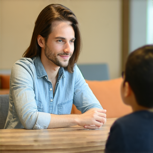 一位外籍老師正在進行一對一的飯店英文教學，學生專注聆聽，教學環境輕鬆自在，展現學習過程中的互動與熱情，讓學習英文變得更簡單。