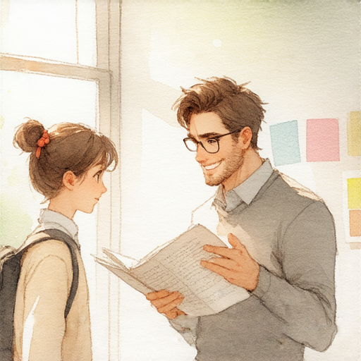 外籍老師一對一教學場景，學生與老師互動專注，學習流利英語的學習環境，顯示開啟語言之旅的熱情和提升語言能力的機會。