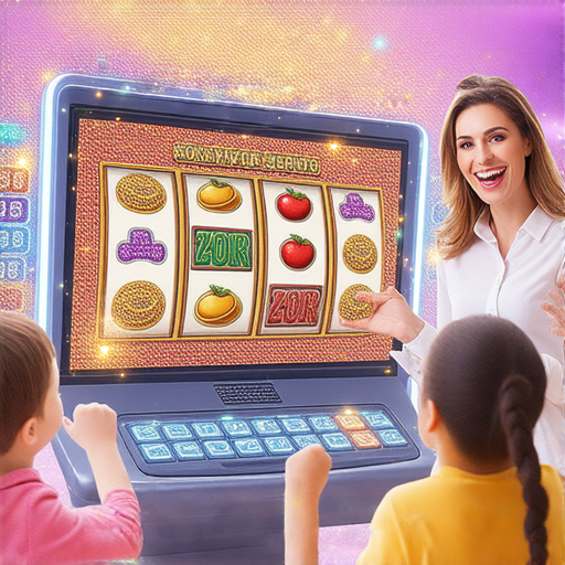 線上老虎機學英文的活動圖片，外籍老師與學生互動學習，充滿歡樂的氛圍，展示如何透過遊戲翻轉語言學習方式，驚喜獲獎的精彩瞬間，讓學習變得有趣。