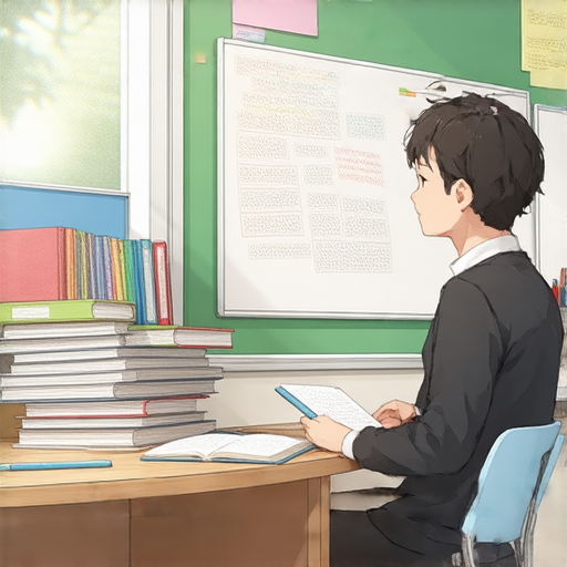 外籍老師一對一教學課堂場景，學生專注學習，展現流利英語對話的氛圍，背景有英語教材和學習用具，傳遞發現英語軟骨的秘密的主題。