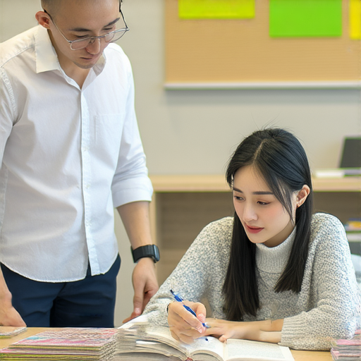 外籍英文教師一對一教學場景，學生專注學習，提升英文能力，精緻教學環境，展現台灣高品質英語教育，立即體驗獨特的學習過程。