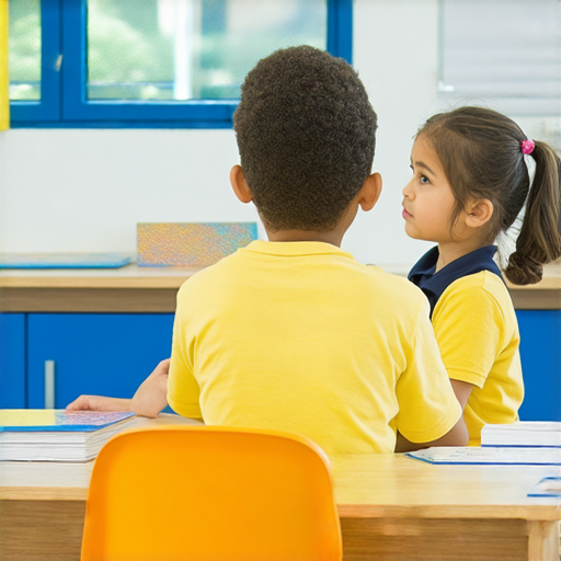 外籍老師與學生進行一對一英語學習，生動的課堂互動，學習者專注聆聽，教學環境明亮，展現出解鎖英文潛能的關鍵時刻，助你迅速脫穎而出。