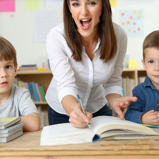 外籍老師與學生一對一互動學習英語，提升英文會話能力，展現學生積極學習的姿態，開始精彩的英語之旅，創造良好的學習環境。