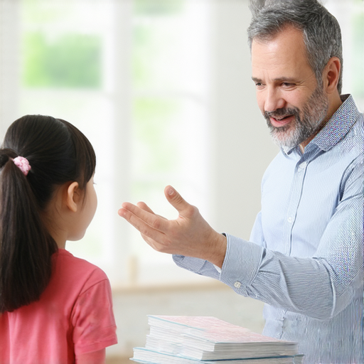 外籍老師一對一教學情境，學生積極互動，提升英文能力的畫面，強調針對性教學方法，激發學習興趣，讓學生即時獲得反饋，促進語言飛躍進步。