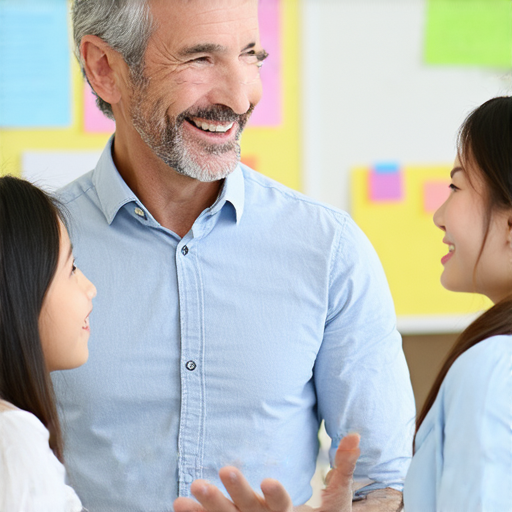 不再害怕，外籍老師一對一英語教學場景，學生自信地與老師對話，增強口說能力，打造流利英語，體驗即時反饋和互動學習。