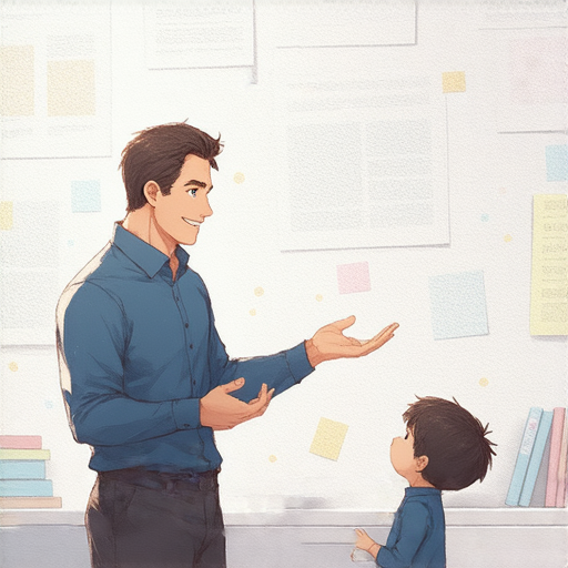 一位外籍老師與學生進行一對一的英語互動，擁有燈盤英語的學習環境，體驗生動的學習方式，點亮學生的英語學習之路，展現學習的魅力。