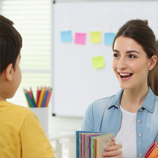 外籍老師一對一課程，提升英文實力的學習場景，學生與老師交流，熱情互動，展示語言學習的專業環境，強調個別指導的重要性，讓學習者能有效掌握英語技巧。