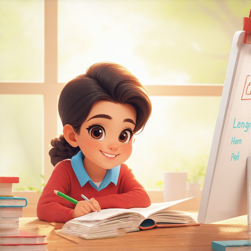 與外籍教師進行一對一英語學習的學生，專注聆聽教學，體驗互動學習，揭開英語迷戀的秘密，享受獨特的教學氛圍，提升語言能力。