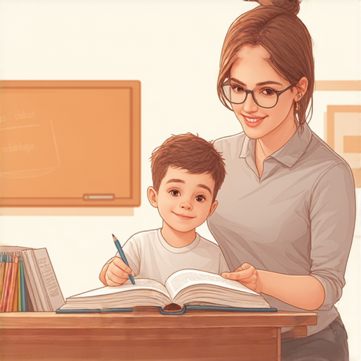 外籍老師一對一教學服務，學生在課堂上與老師互動，專注學習英語，背景為舒適的教學環境，展現流利英語學習的氛圍，助您迅速提升英語能力。