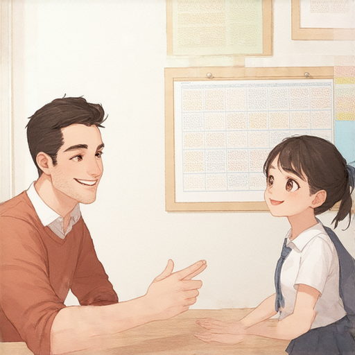 打造通往流利英文的橋樑，展示一對一外籍老師教學的場景，學生與老師互動，營造學習氛圍，讓學習者體驗生動的外語教學，加強語言能力提升。