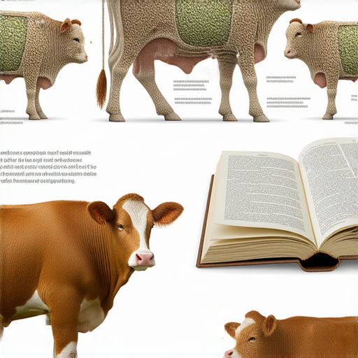 狂牛症相關圖像展示了病牛的症狀及其對人類健康的影響，並強調學習英語解析此神秘疾病的重要性，促進一對一外語學習的有效性。