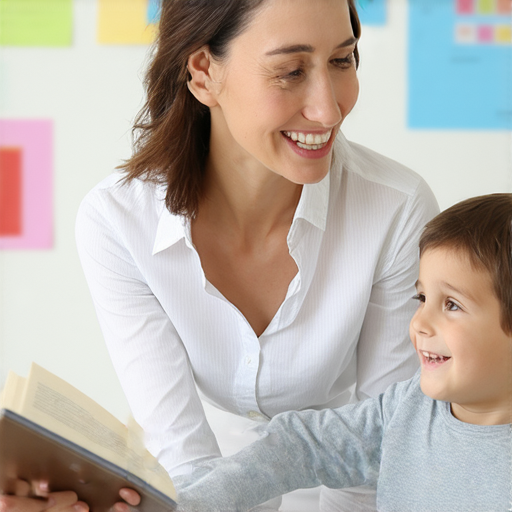 外籍英文老師與學生一對一教學，學生面帶微笑，自信開口交流，克服緊張，專注學習英文，提升語言能力，獲得即時回饋，享受愉悅的學習氛圍。