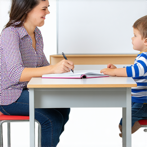 限時特惠活動，展示外籍英文老師與學員一對一授課的場景，強調提升英語能力的效果，背景有課程資料與學習工具。