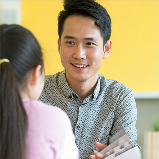 在金邊學習英語的課堂上，外籍老師與學生一對一交流，專注教學，營造友善學習環境，提升英語能力，體驗專業、互動式的語言學習。