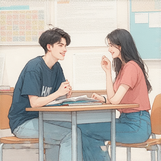 粉絲與外籍老師一對一學習英文，表達對偶像的熱愛，提升語言能力，享受學習過程，讓粉絲能更好地與偶像互動和交流。