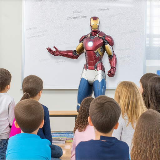 揭開鋼鐵人的魅力，專業外籍老師進行一對一英文教學，吸引學員立即報名探索，提升英語能力和自信。