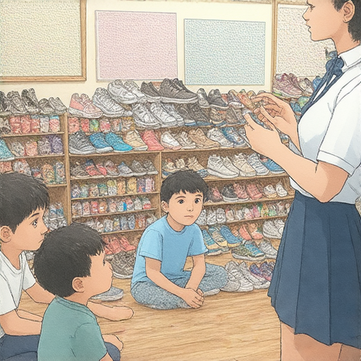 波鞋的背後故事展現豐富文化，外籍老師一對一教學，幫助學生流利使用英文，體驗與眾不同的學習方式。