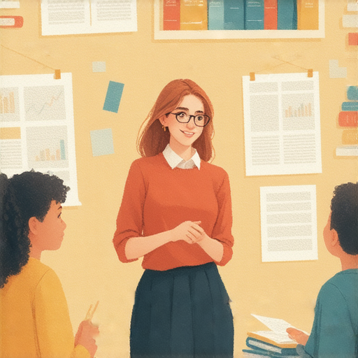 一位外籍老師在進行一對一英語教學，學生自信開口交流，背景顯示學習資源，強調打造迷人氣質的英文能力，專業教學促進學習效果。