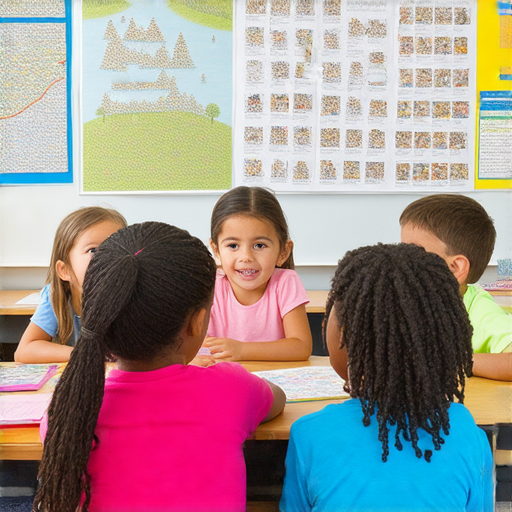 探索郵編的奧秘，外籍英文老師互動教學場景，學生專注學習，開啟語言新世界，提升英語能力及文化交流，享受多元化的學習體驗。