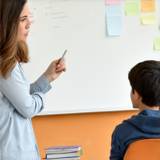 外籍英文老師一對一教學場景，學員專注學習，教師提供個性化指導，提升英語能力，創造互動學習環境，讓學員享受輕鬆有效的語言學習體驗。