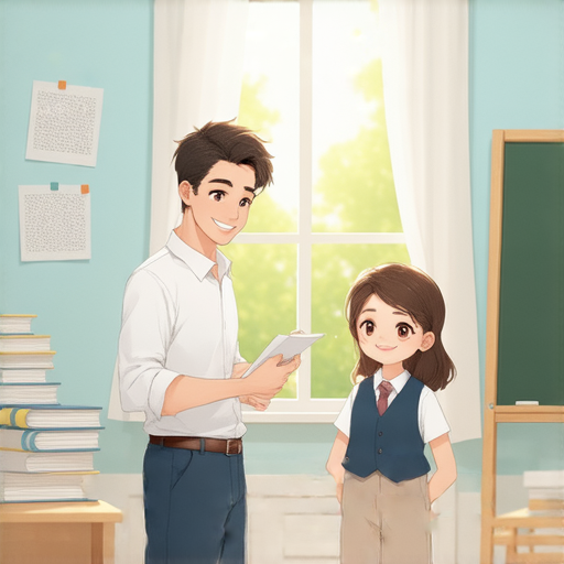 外籍老師一對一教學場景，學生專心學習英文，老師耐心指導，輕鬆愉快的學習氛圍，讓你的英文像你媽一樣流利，開啟學習新旅程，提升英文能力。