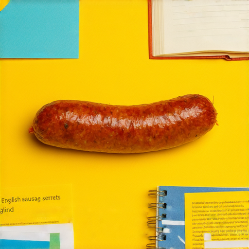 紅腸和英語學習的圖片，展示學習英語的美味秘訣，讓學生體驗一對一外教教學，提升英語口說能力，享受學習過程中的趣味與美味。