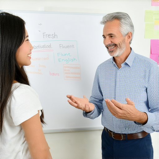 立即預約與外籍英文老師一對一教學的圖片，展現學員與老師互動，營造輕鬆學習氛圍，開啟流利英語之路，體驗全新教學方式，提升口語能力。