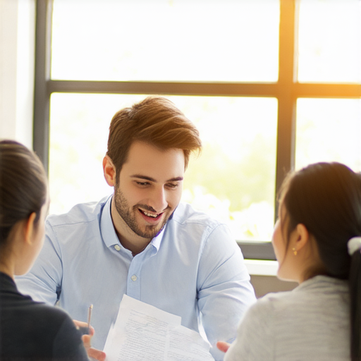 與外籍老師一對一學習英文的場景，學生專注聆聽老師講解，感受全新學習方式。這種互動學習方法能有效提升英語流利度，開啟流利英語之旅。