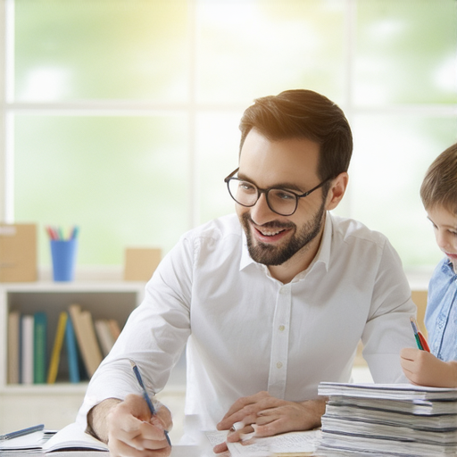 突發狀況提升英文溝通能力的圖片，展示一位外籍教師與學生進行一對一教學，強調專業指導和互動學習，幫助學習者快速掌握英語技巧。