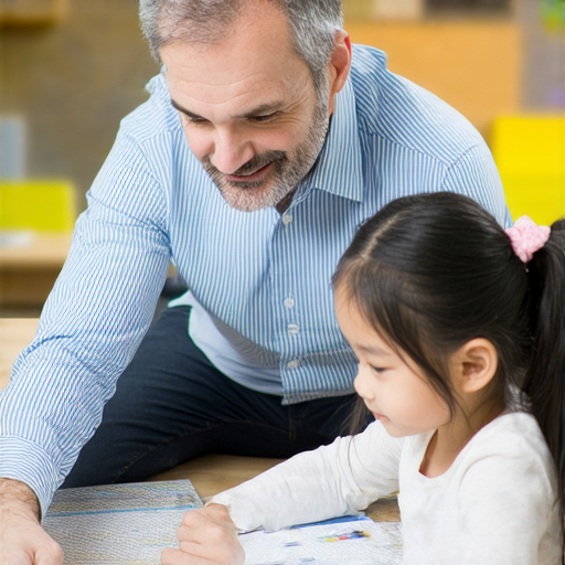 外籍老師一對一教學畫面，學生專注學習英文，提升語言能力。立即體驗獨特的教學方式，輕鬆學習英文，點擊了解更多。