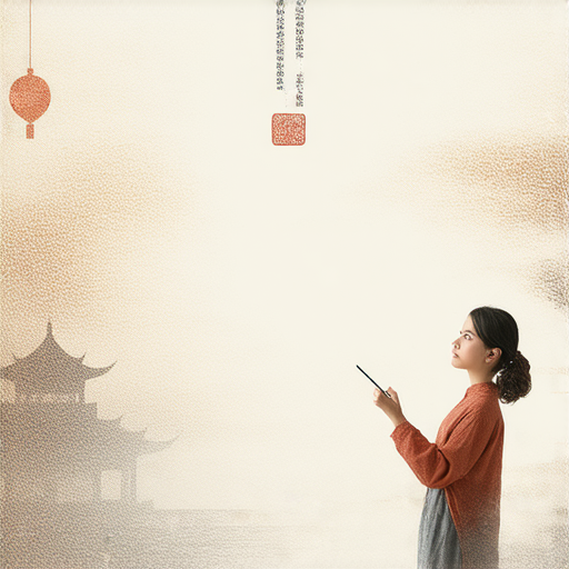 探索皮影戲魅力的活動海報，展示外籍老師教授一對一英語課程，結合語言學習與藝術體驗，吸引學員報名參加，背景展現皮影戲的傳統元素。