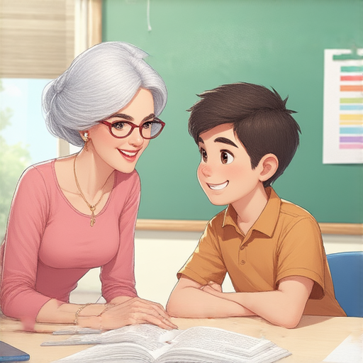 一對一外籍老師教英文的場景，學生積極提問，老師耐心指導，展現互動學習的氛圍，提升英語能力，探索個人學習之旅的最佳選擇。