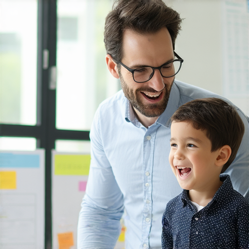 浦東外籍英文老師與學生一對一互動教學情景，學生專注學習，愉快交流，展示流利自信說英文的學習過程，突破語言障礙，提升英語能力。