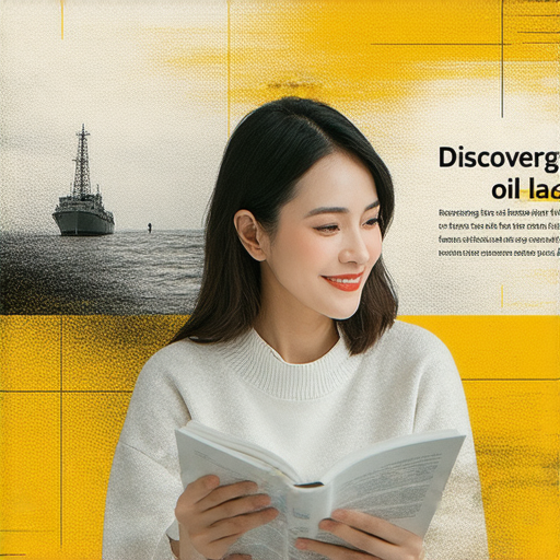 一名外籍老師正在指導學生進行一對一英語學習，背景展示探索主題的元素，強調發現漏油的真相，激發學習與探索的熱情。