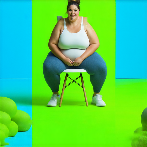 揭示肥胖真相的圖片，外籍英文老師進行專業輔導，吸引人們立即探索健康之路，展示健康生活的積極意義，激勵人們參與免費體驗。